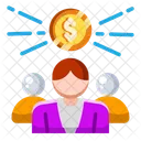 Financial Leader Flat Icon