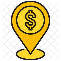 Financial Location  Icon