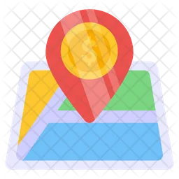 Financial location  Icon