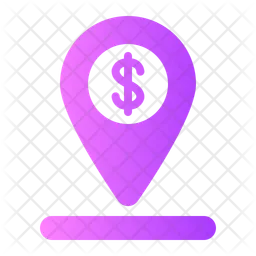 Financial Location  Icon