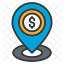 Business Map Way Icon