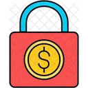 Financial Lock Keyhole Business And Finance Icon