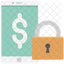 Financial Lock Mobile Lock Dollar Mobile With Lock Icon