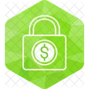 Financial Lock Cash Safety Lock Icon