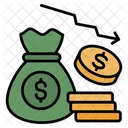 Loss Money Loss Business Loss Icon