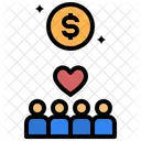 Financial Love  Icon