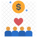Financial Love  Icon