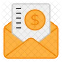 Financial Mail Money Mail Dollar Mail Icon