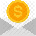 Financial Mail Business Email Money Icon