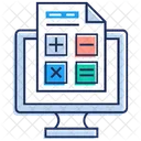 Auditing Accounting Business Analysis Icon