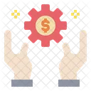 Hands Gear Money Icon