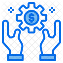 Hands Gear Money Icon