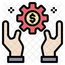 Hands Gear Money Icon