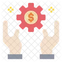 Hands Gear Money Icon