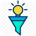 Funnel Filter Sorting Idea Icon