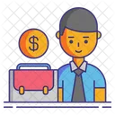 Financial Manager Businessman Business Manager Icon