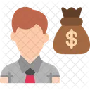 Financial Manager Businessman Manager Icon
