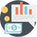 Statistics Graph Report Icon
