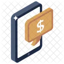 Financial Message Mobile Payment Mobile Finance Icon