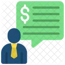 Financial Message  Icon