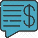 Financial Message Financial Message Icon
