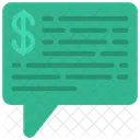 Financial Message  Icon