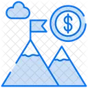 Financial Mission Flag Achievement Icon
