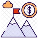 Financial Mission Flag Achievement Icon