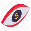 Financial Monitoring Inspection Visualization Icon