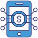 Financial Network Money Network Dollar Network Icon