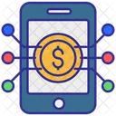 Financial Network Money Network Dollar Network Icon