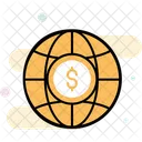 Grid Globe Financial Network Business Network Icon