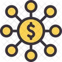 Financial Network Investment Profit Icon