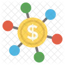 Financial Network Exchange Icon