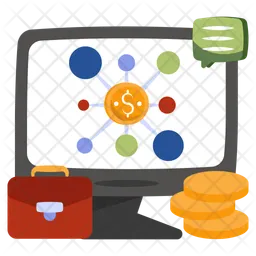 Financial Network  Icon