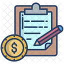Financial Note Note Money Note Icon