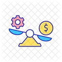 Financial operation evalution  Icon