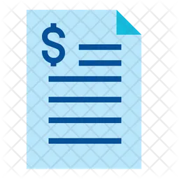 Financial Paper  Icon