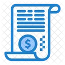 Financial Paper Financial Document Financial Report Icon
