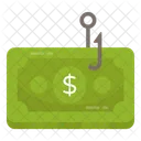 Money Phishing Cash Phishing Financial Phishing Icon