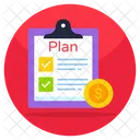 Financial Plan  Icon