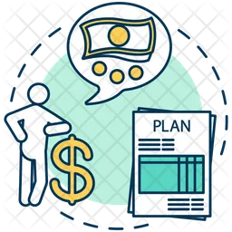 Financial plan  Icon