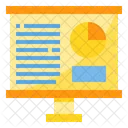 Financial Plan Presentation Board Presentation Icon