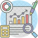 Financial Planning Business Planning Business Report Icon