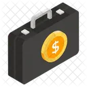 Financial Portfolio Financial Briefcase Bag Icon