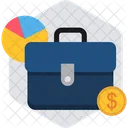 Financial Portfolio Bag Baggage Icon
