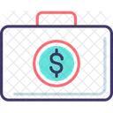 Financial Portfolio Cash Safety Lock Icon