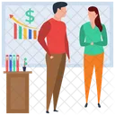 Financial Presentation Employee Training Business Presentation Icon