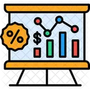Financial Presentation Business Finance Icon