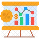 Financial Presentation Business Finance Icon